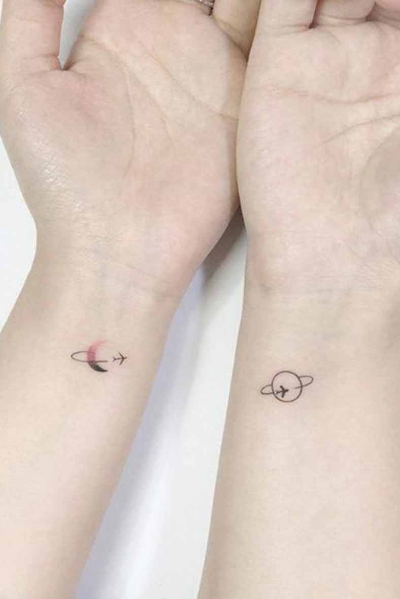 Tatuaggio con Simboli tema Viaggio – fonte Pinterest
